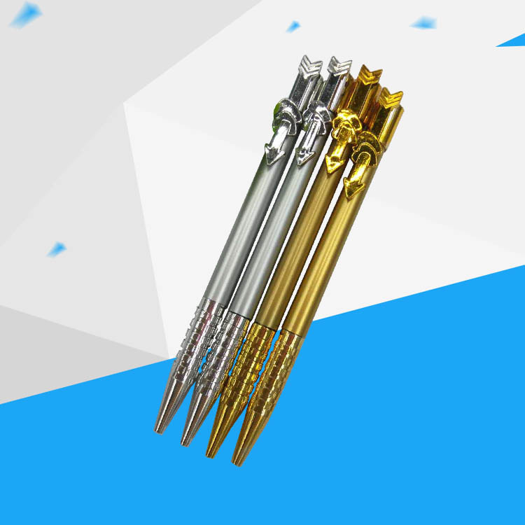 Wholesale Customizable Heart-Shaped Push-Button Ballpoint Pen with Glossy Finish Sleek and Stylish D